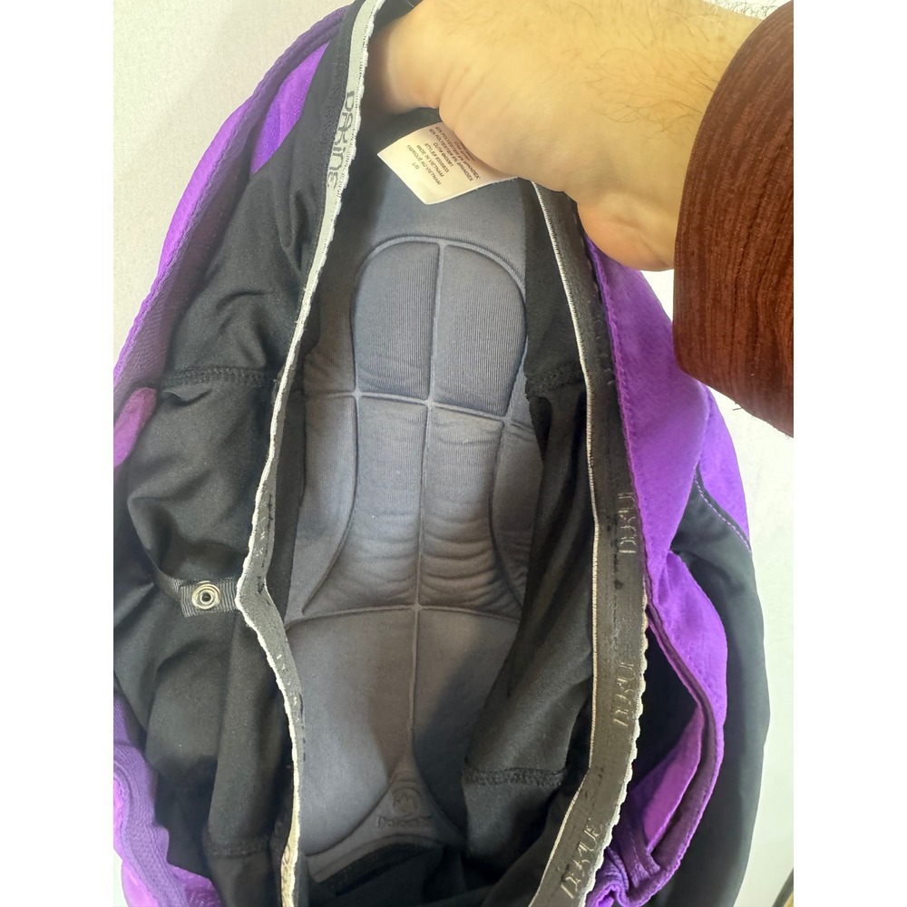 Dakine Mens Purple Black Mountain Bike Shorts with Padded Liner Size 30 8555803 - Picture 4 of 7